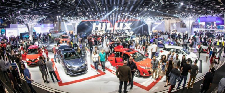 Evento do setor automobilístico e aeronáutico